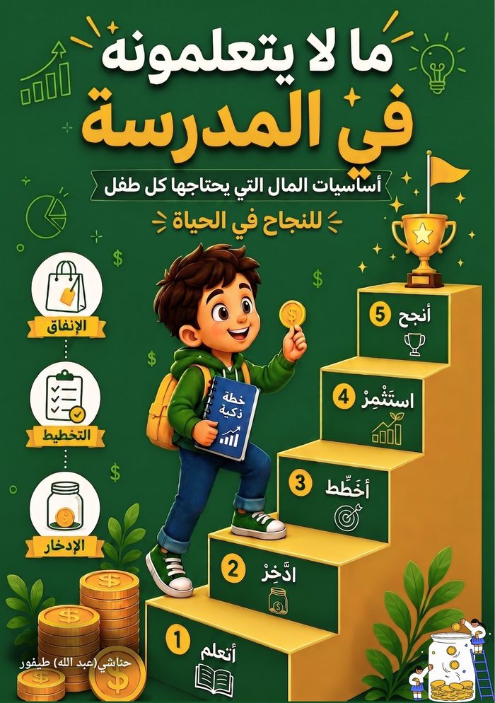 غلاف كتاب ما لا يتعلمونه في المدرسة